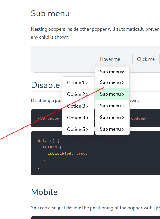 popper aim debug example